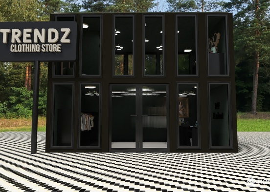 TRENDZ Clothing Store Design Rendering