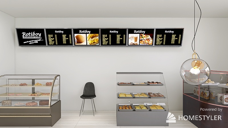 bakery 3d design renderings