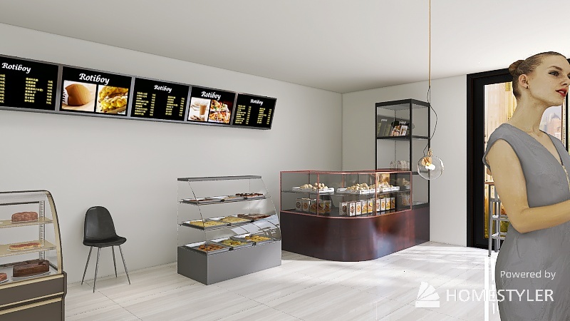 bakery 3d design renderings