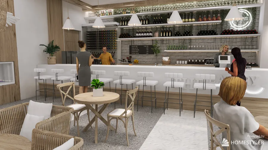 #BrunchContest - THE Eatery 3d design renderings