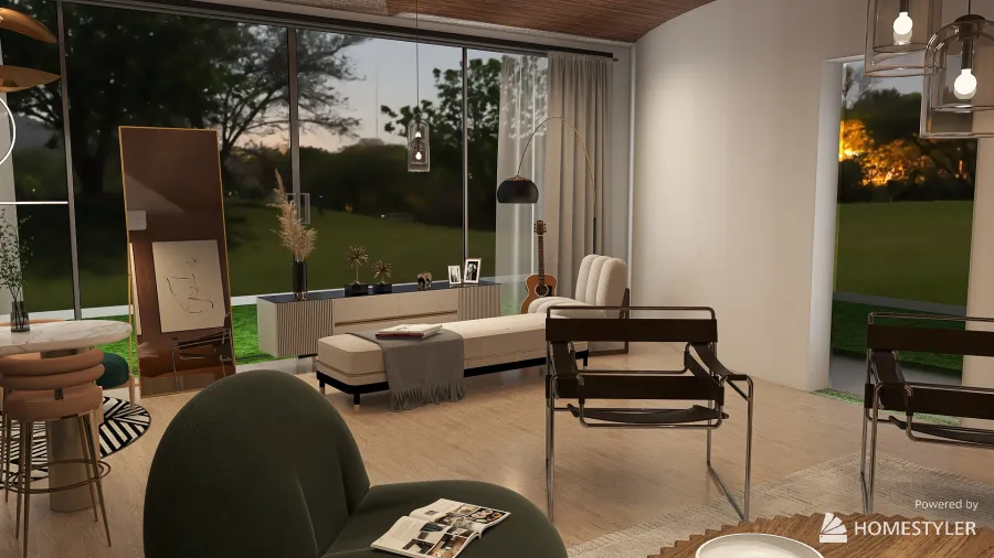 LIVING ROOM AREA 3d design renderings