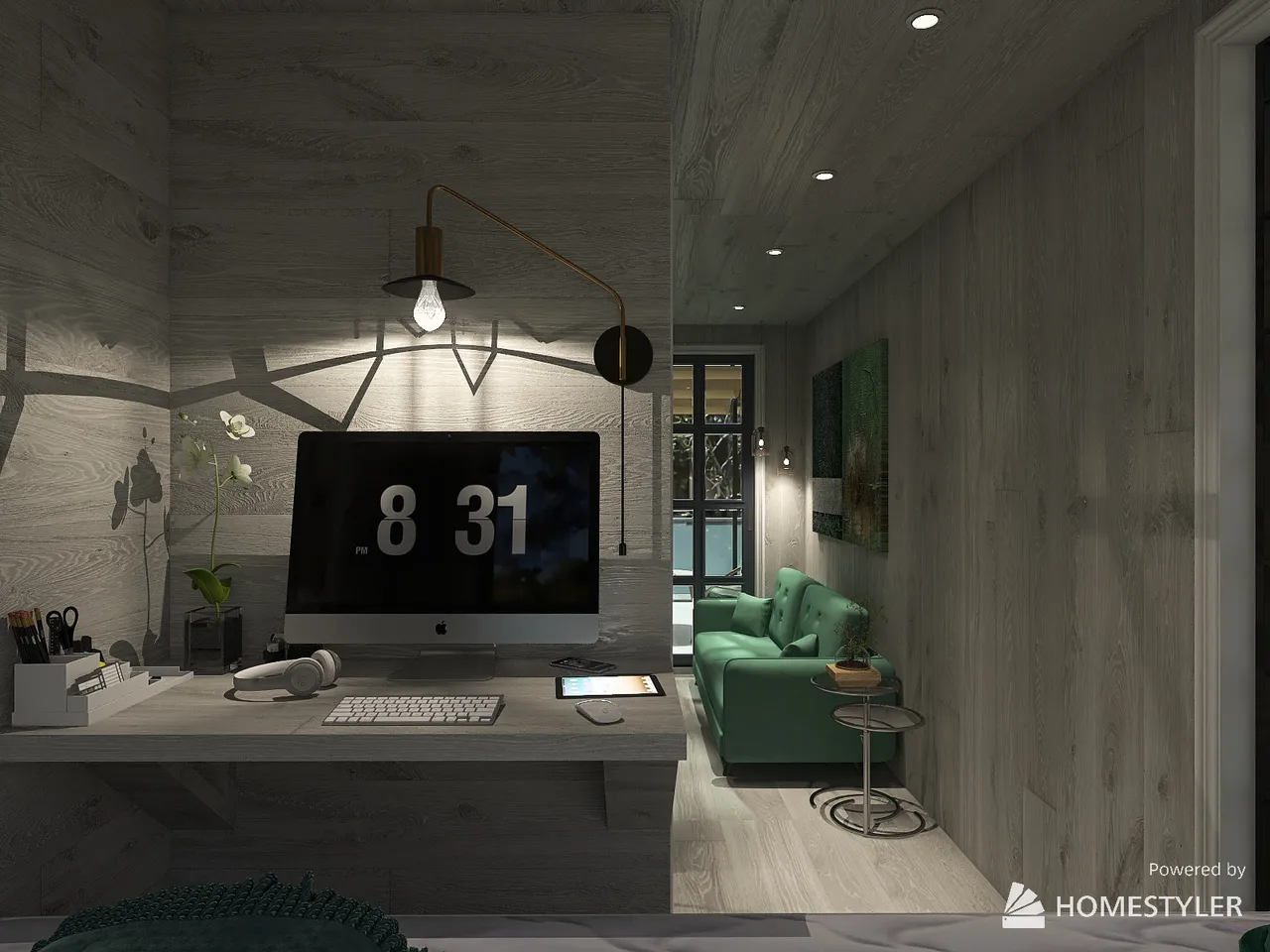 LivingDiningRoom 3d design renderings