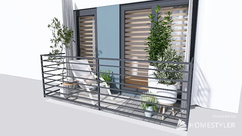 balkon Julii Karpy 2 3d design renderings