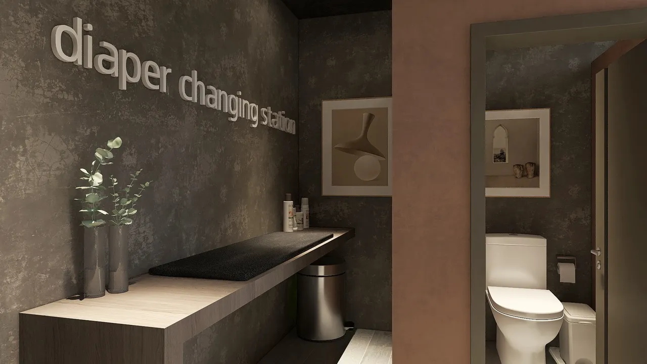 Bathroom 3d design renderings