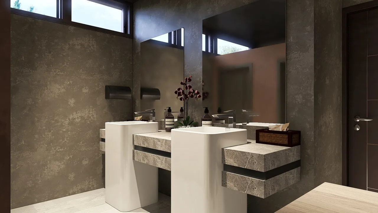 Bathroom 3d design renderings