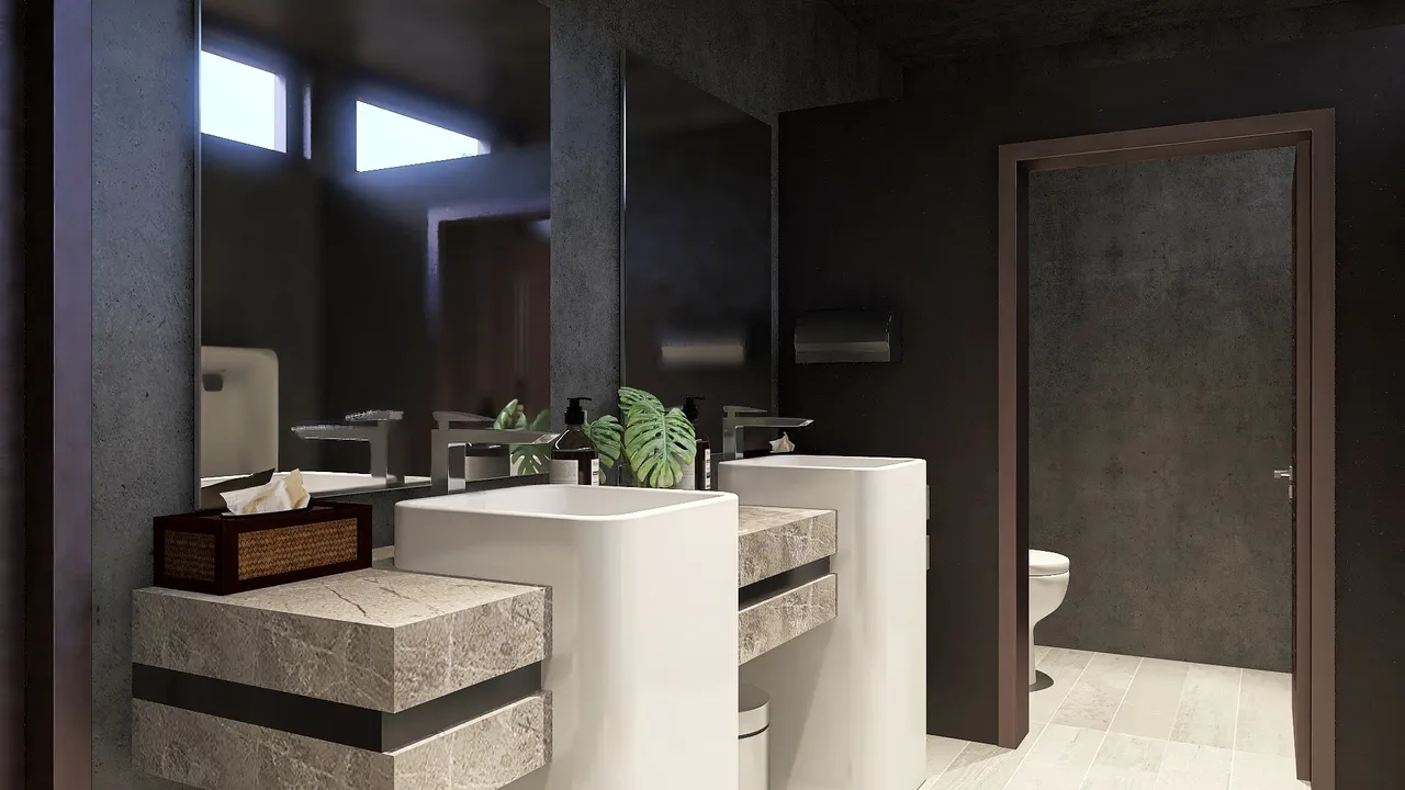 Bathroom 3d design renderings