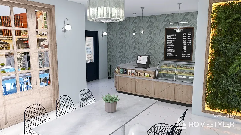 240 cafe #BrunchContest 3d design renderings