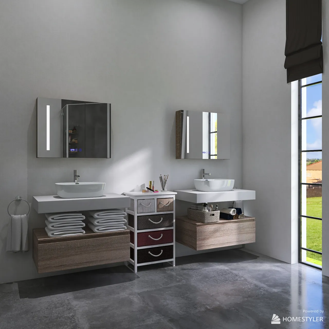 Bathroom 3d design renderings