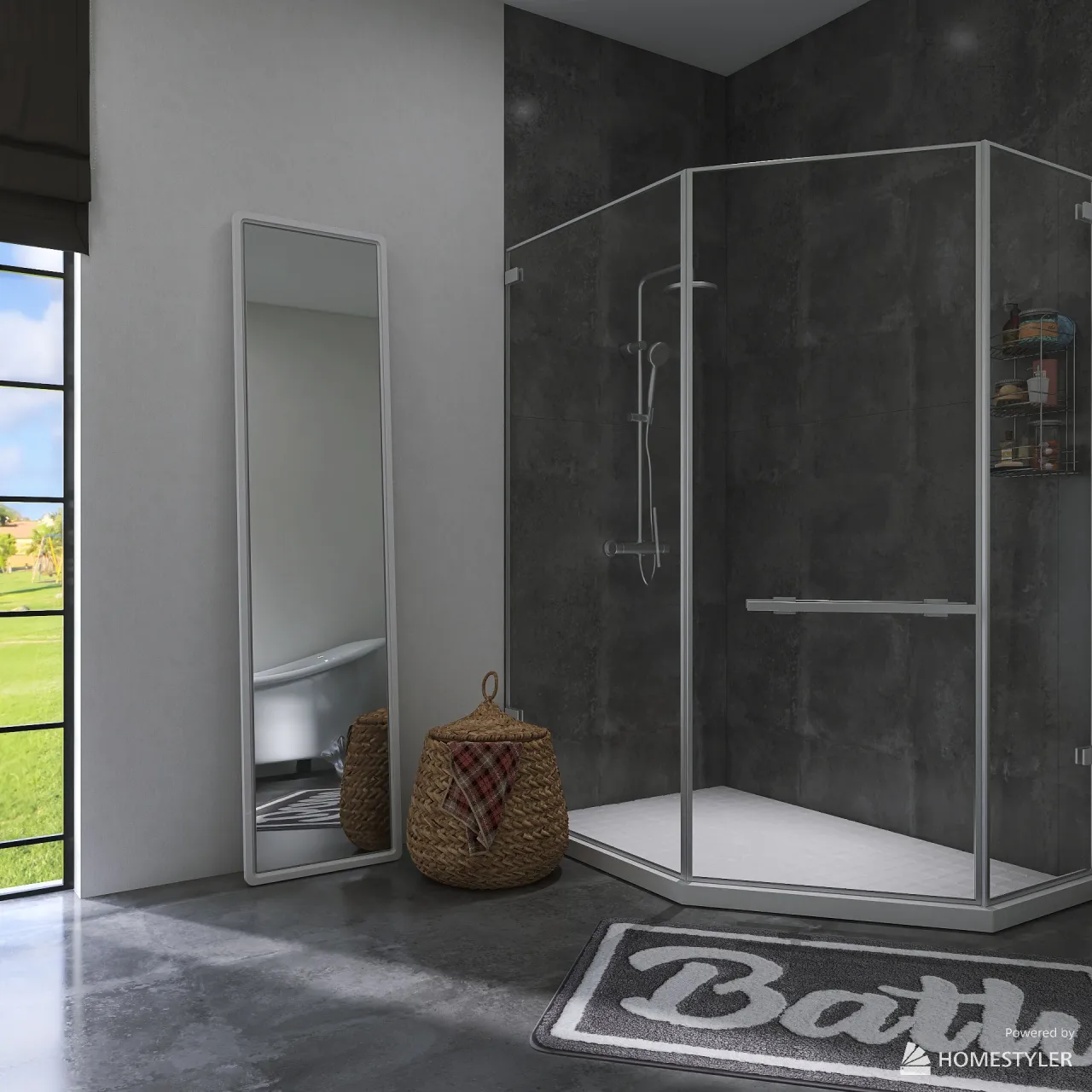 Bathroom 3d design renderings