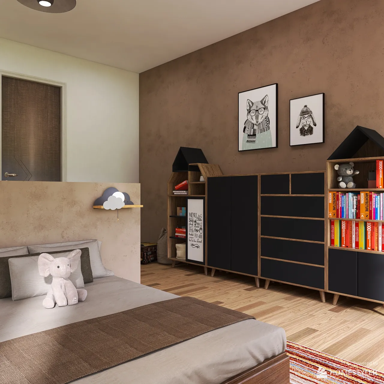 KidsRoom 3d design renderings