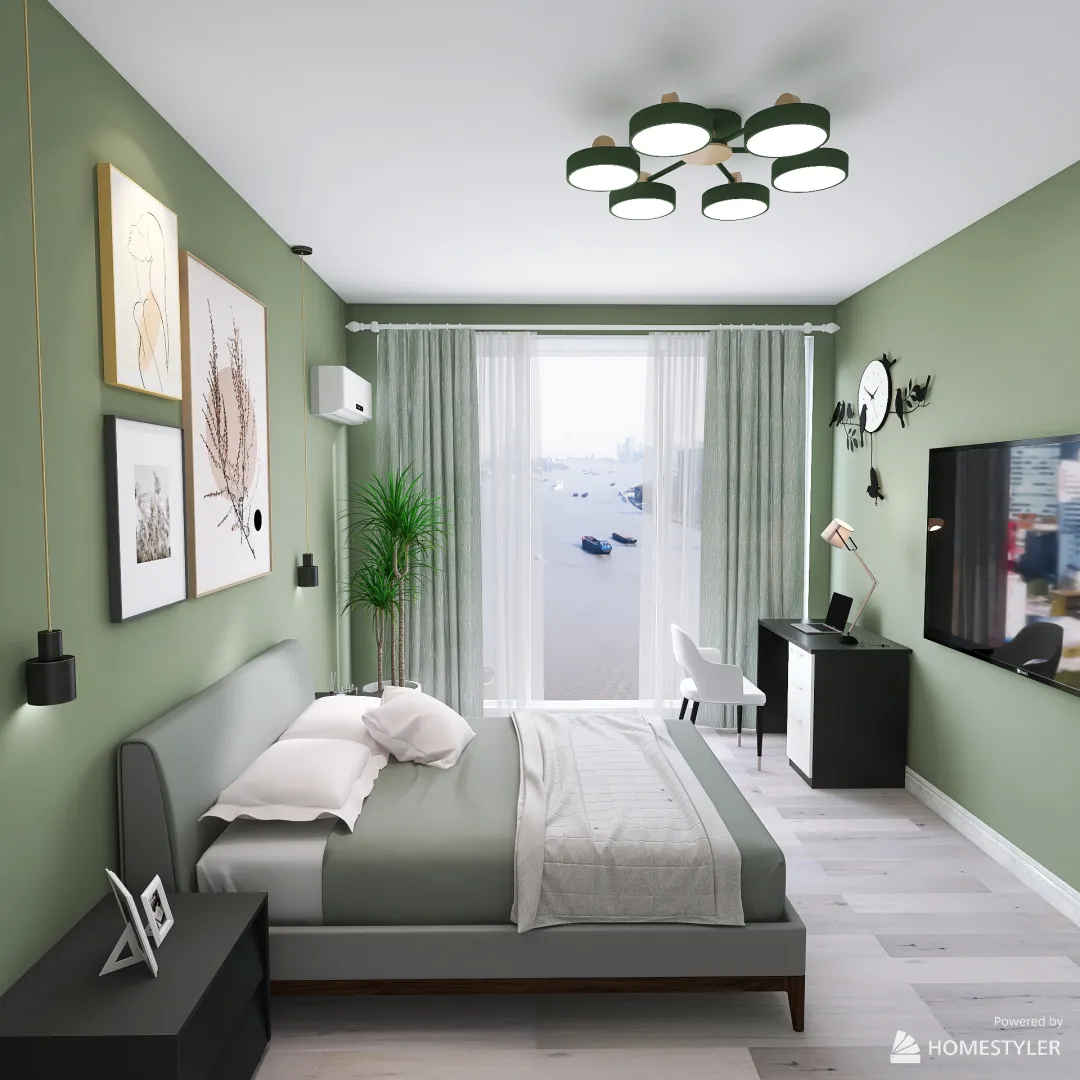 Дизайн спальни 3d design renderings