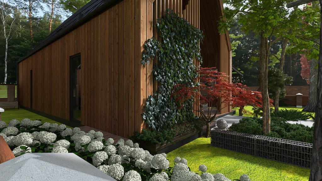 Barn house 1 3d design renderings
