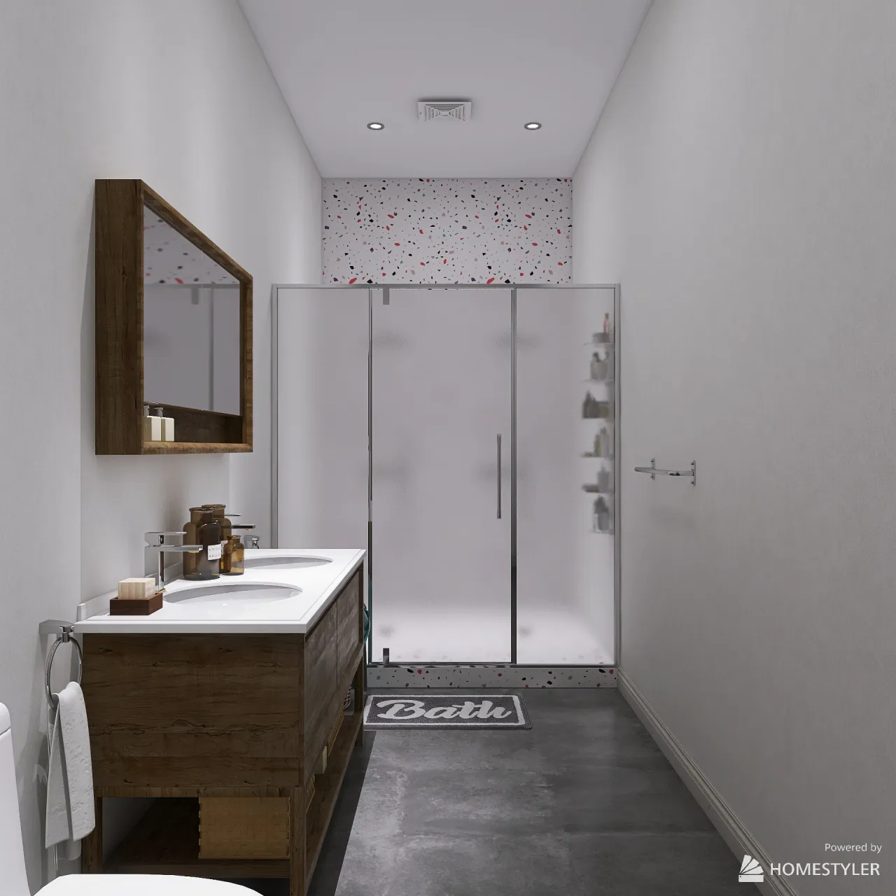 Bathroom 3d design renderings