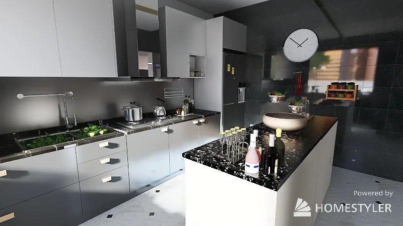 Kitchen 3d design renderings