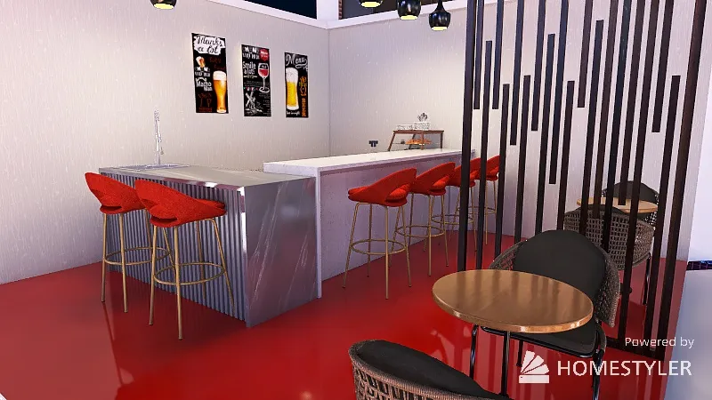 restaurants.area 3d design renderings