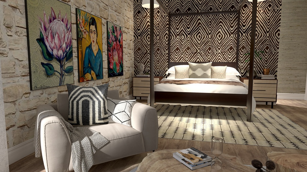 Master Bedroom 3d design renderings