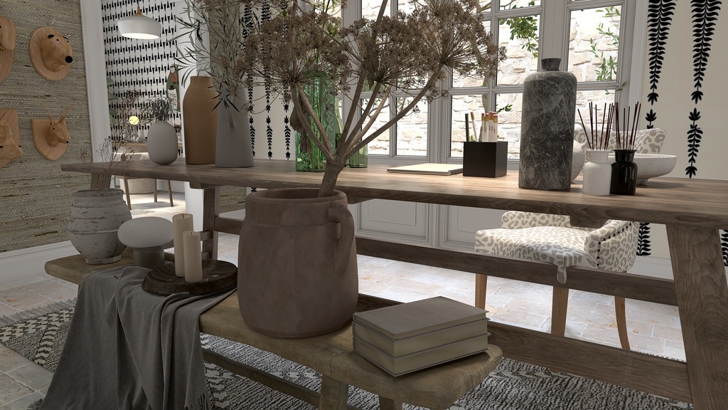 Lounge 3d design renderings