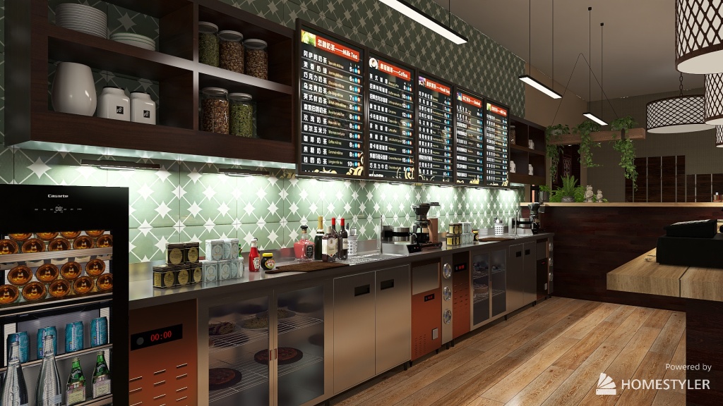 #BrunchConteest - Steakhouse 3d design renderings
