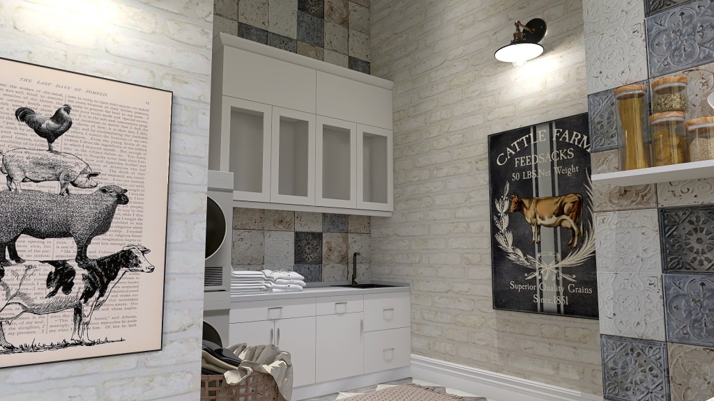Butlers pantry 3d design renderings