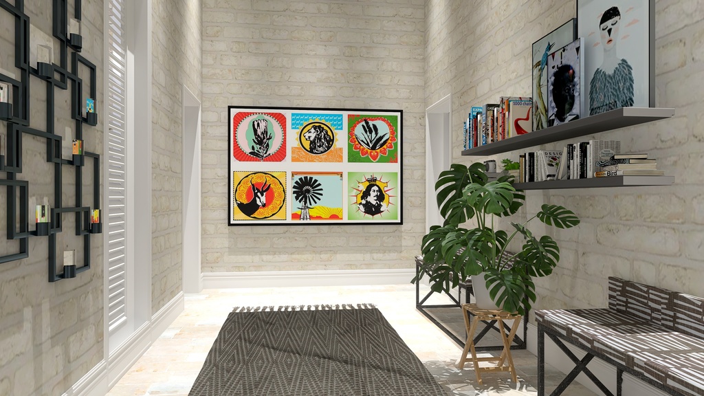 Hallway 3d design renderings