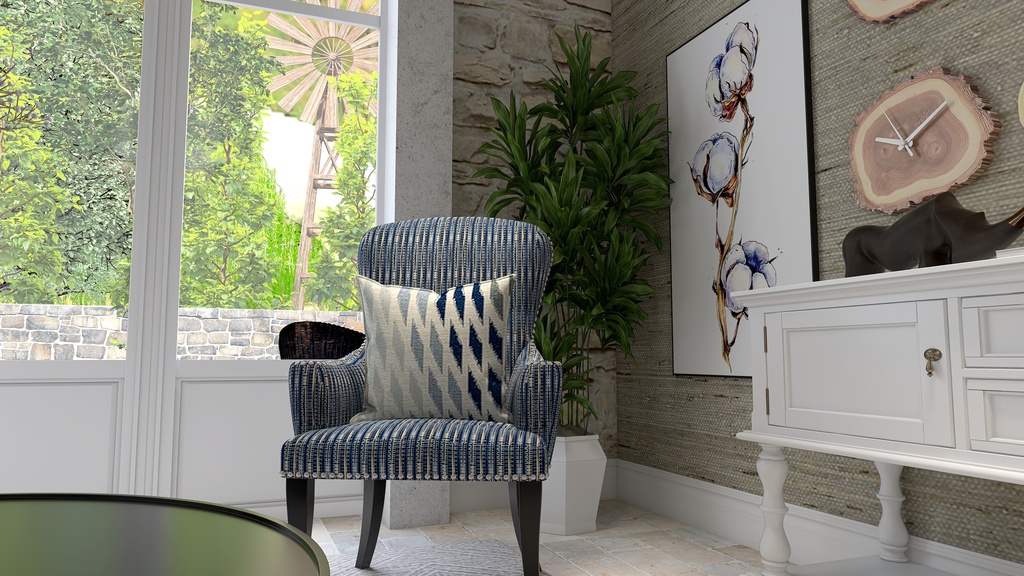 Lounge 3d design renderings