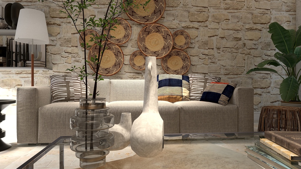 Living Room 3d design renderings