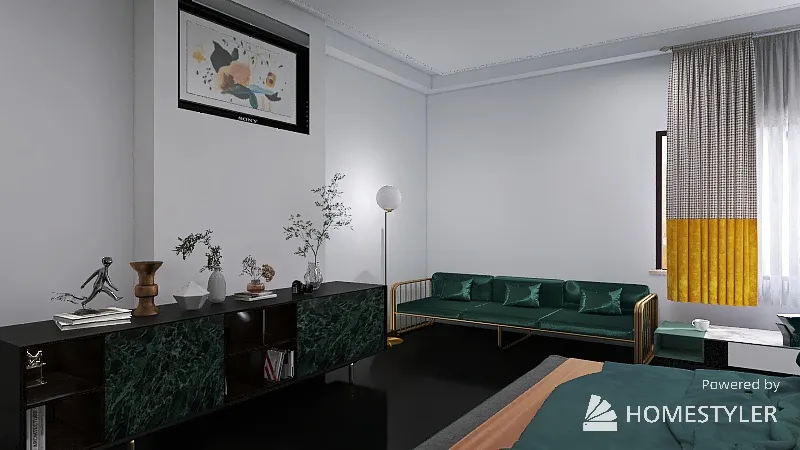 room in hotel 3d design renderings