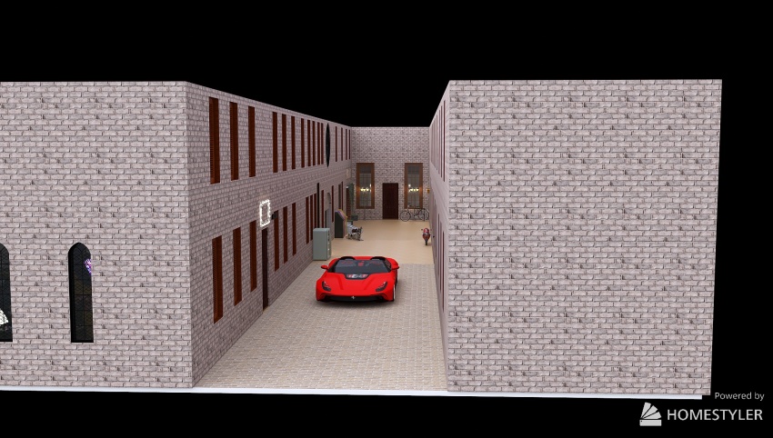 Just a lonely street in Italy 3d design picture 1368.62