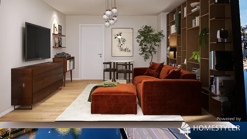 Copy of Royal Boheme Livingroom 3d design renderings