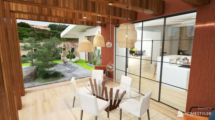 7 Modern Beach House 3d design renderings