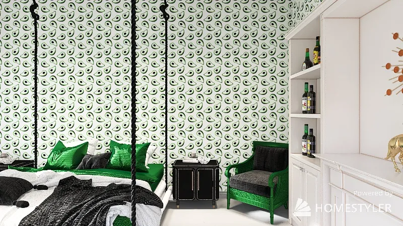 Green Suite 3d design renderings