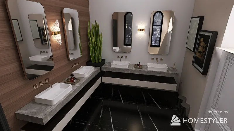 Bathroom 3d design renderings