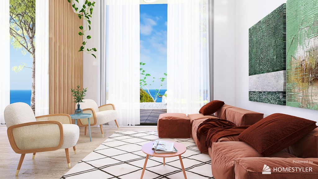 modern little house 3d design renderings