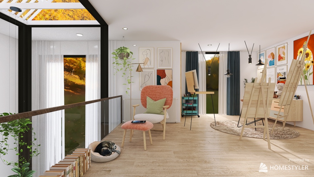modern little house 3d design renderings