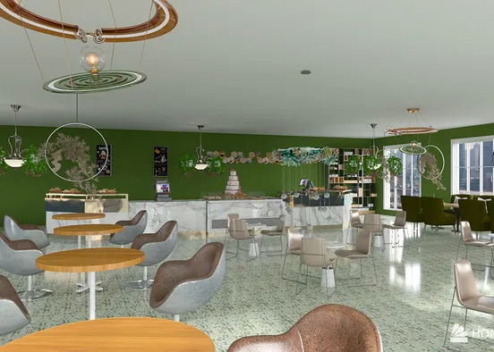 # CoffeeCafe#BrunchContest  Визуализация дизайна