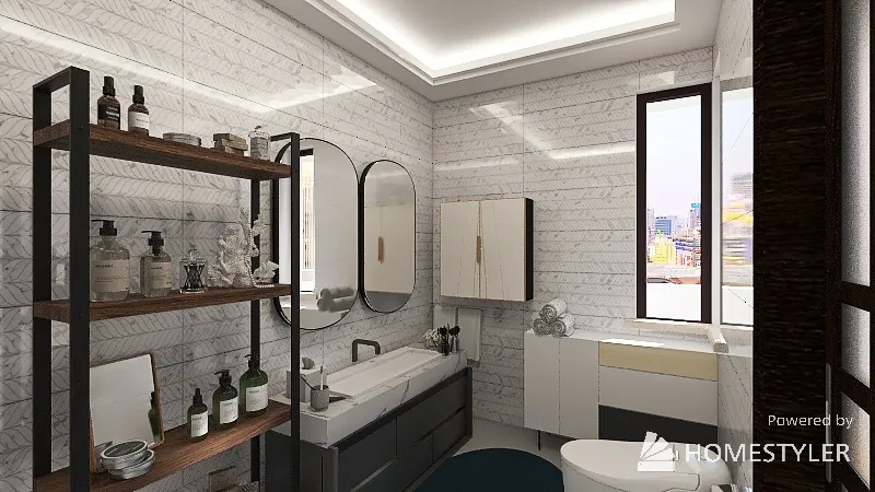 Bathroom 3d design renderings