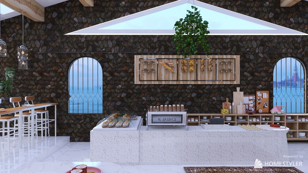 #BrunchContest Seaside 3d design renderings