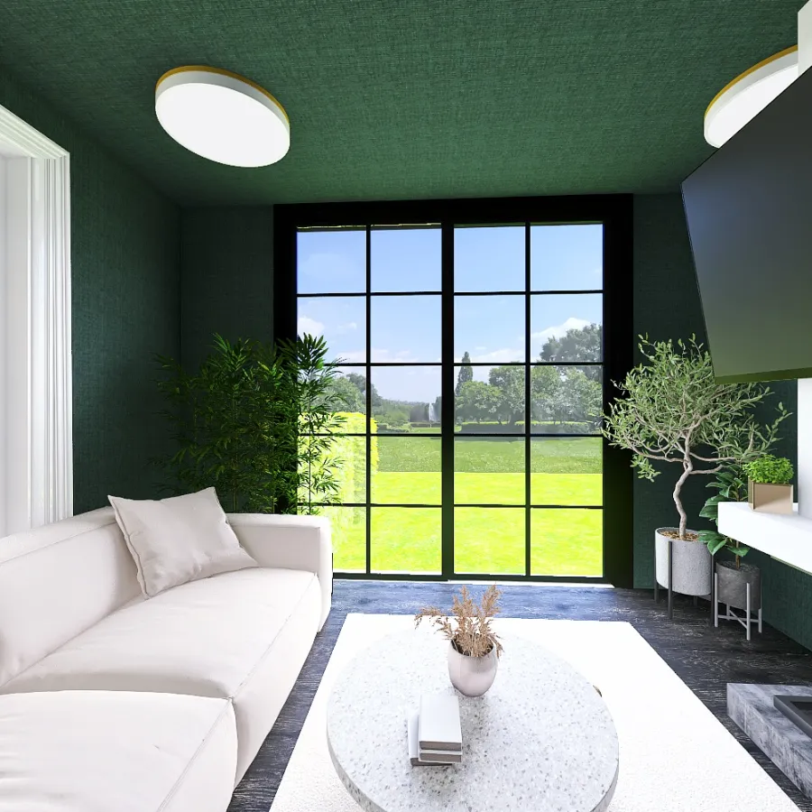 Modern cottage house 3d design renderings