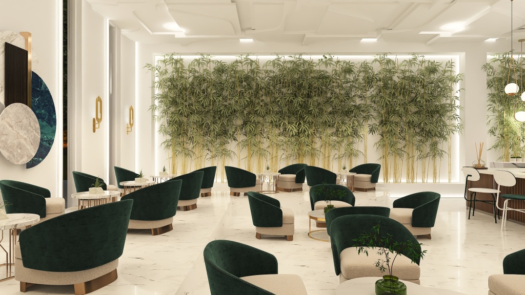 #BrunchContest-zeer cafe 3d design renderings
