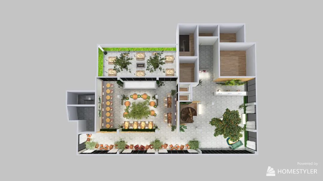 Hotel ForRest 3d design renderings