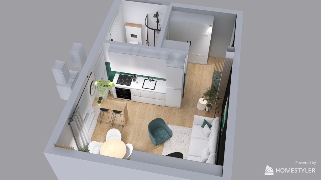 mieszkanie nr 13 /4 wersja_copy 3d design renderings