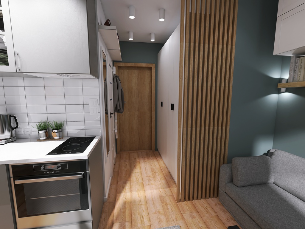 Kawalerka 2 3d design renderings