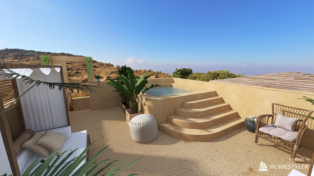 Farmhouse Egyipt Style WoodTones 3d design renderings