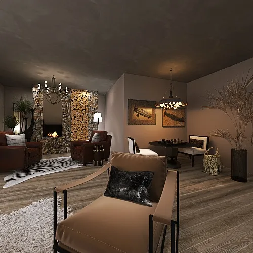 Great Room 3d design renderings