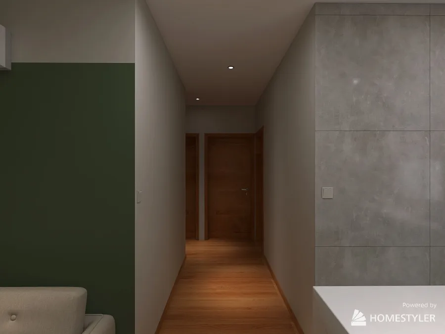 Apartamento - 62m² 3d design renderings