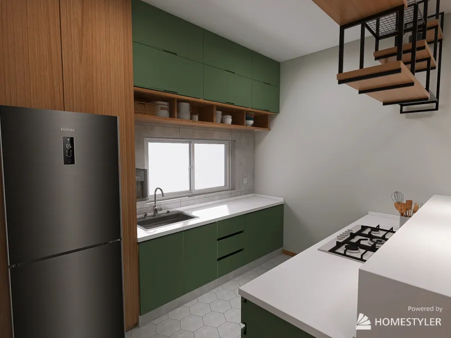 Apartamento - 62m² 3d design renderings
