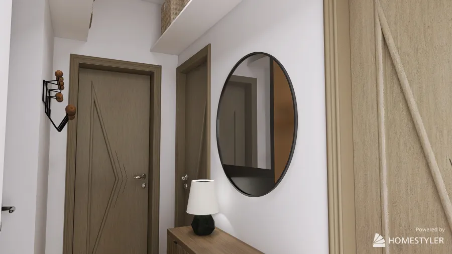 Two-room- apartment 3d design renderings