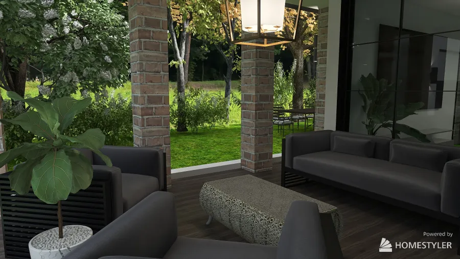 Portico 3d design renderings