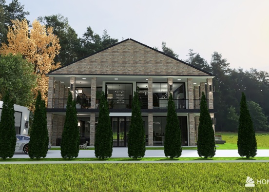 My country dream's house Design Rendering