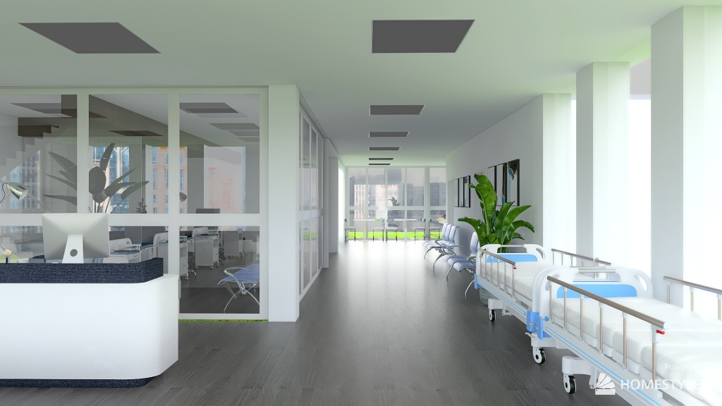 Small health center #MedicalCareContest 3d design renderings